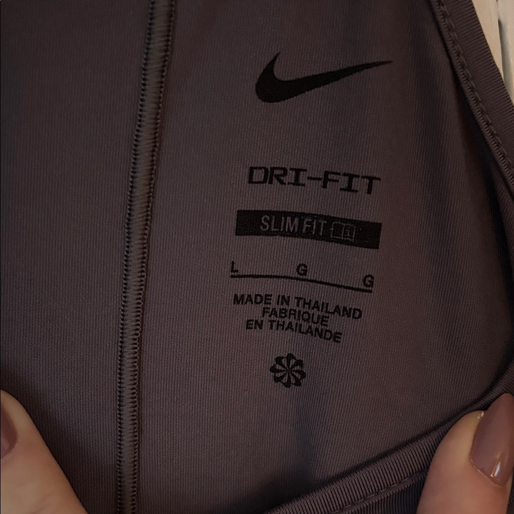 Nike Brown Strappy Sports Camisole sz L - Picture 2 of 5